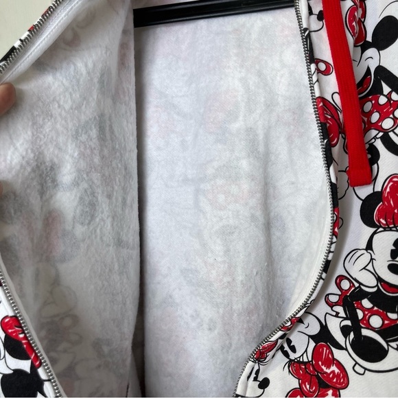 Disney Minnie Mouse Zip up Hoodie with Padded Mouse Ears - Women's Sz XL - Picture 6 of 14